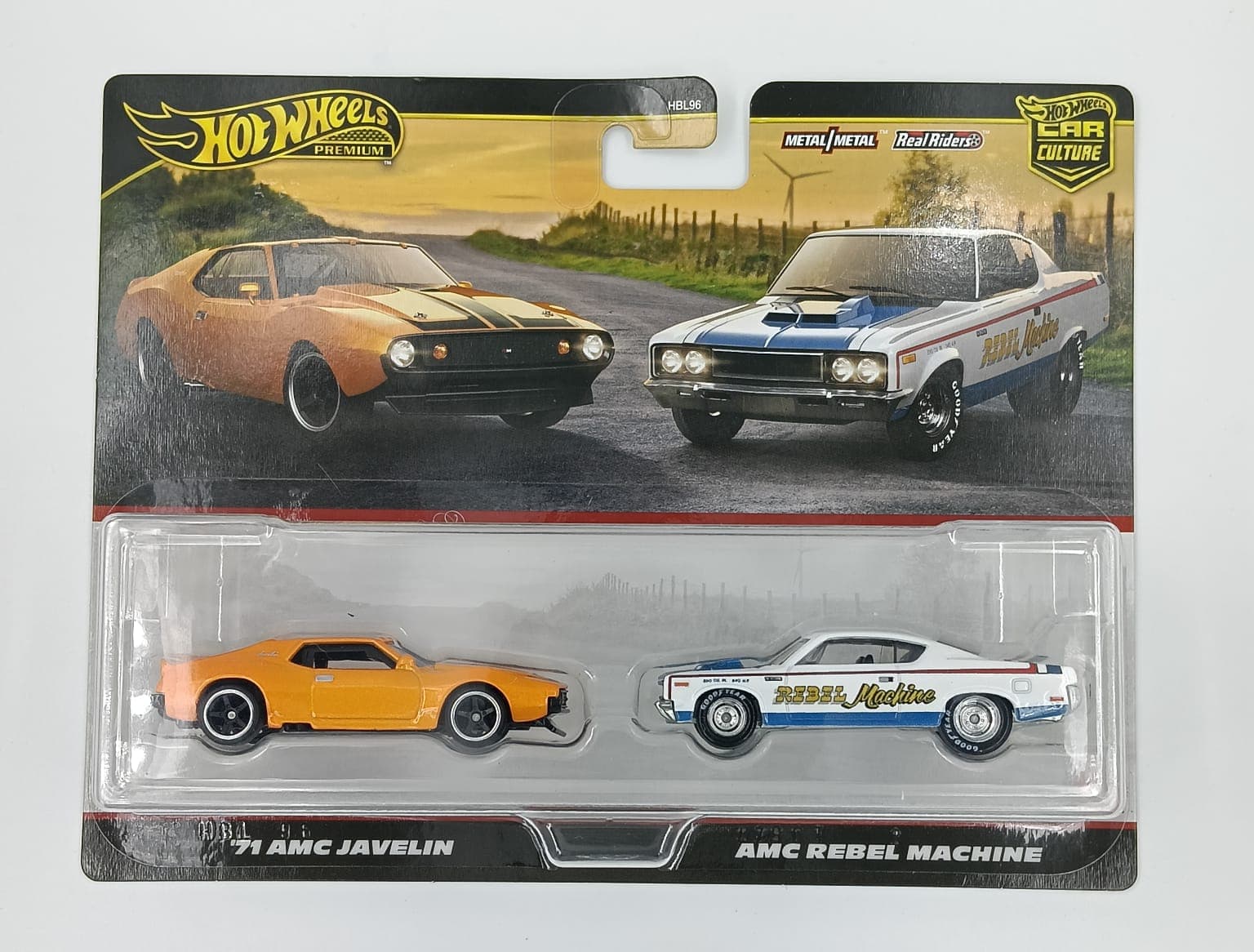 HOT WHEELS DUAL SET '71 AMC JAVELIN - AMC REBEL MACHINE CAR CULTURE - Image 1