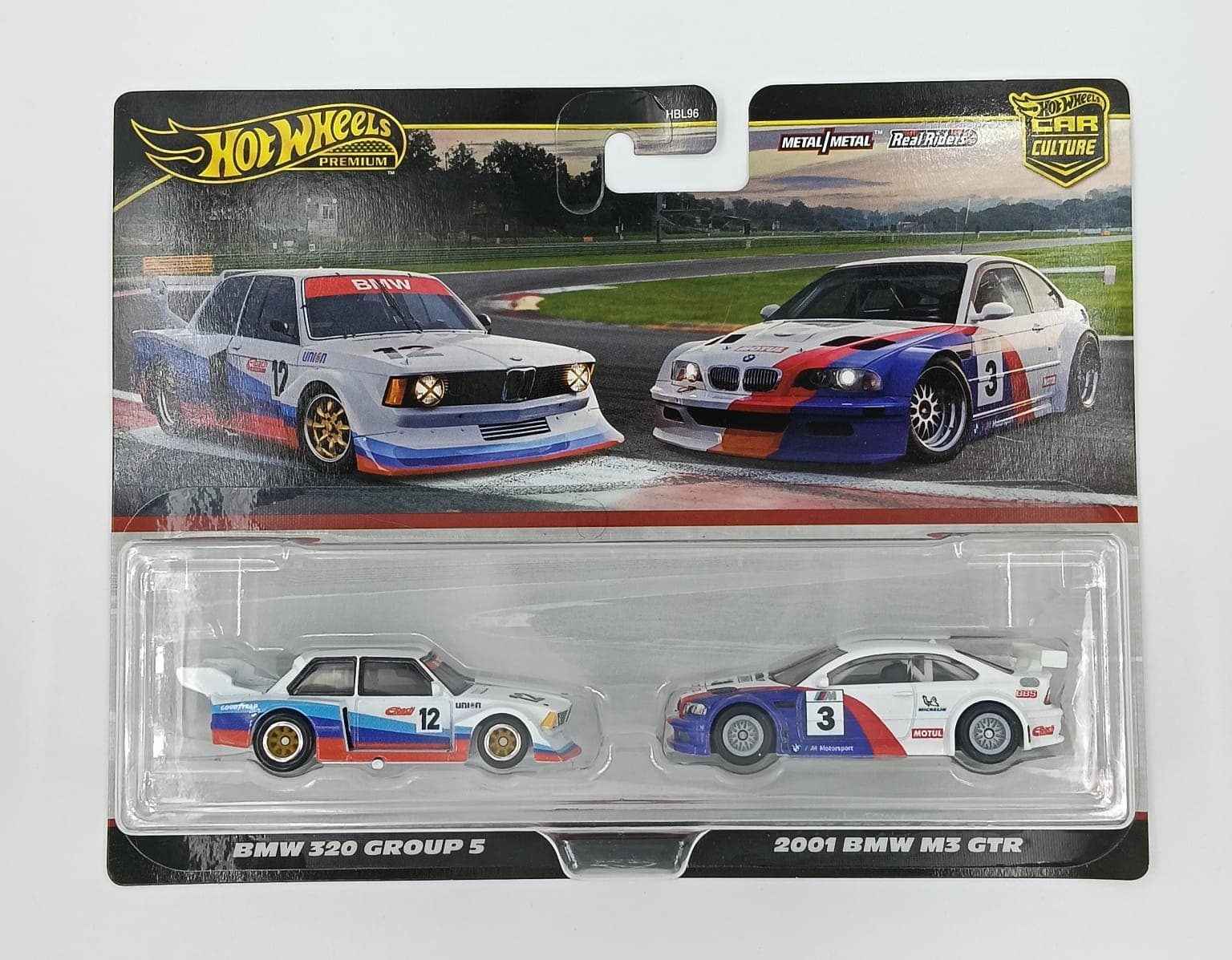 HOT WHEELS DUAL SET BMW 320 GROUP 5 - 2001 BMW M3 GTR CAR CULTURE - Image 1