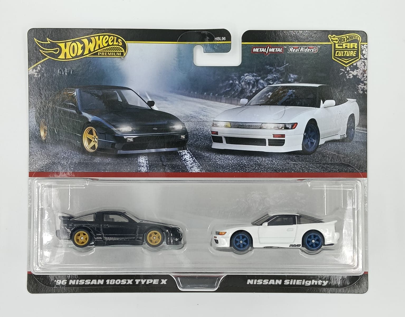 HOT WHEELS DUAL SET '96 NISSAN 180SX TYPE X - NISSAN SILEighty CAR CULTURE - Image 1