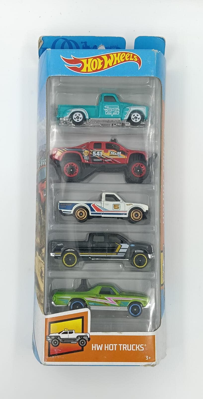 HOT WHEELS PACK OF 5 HW HOT TRUCKS - Image 1