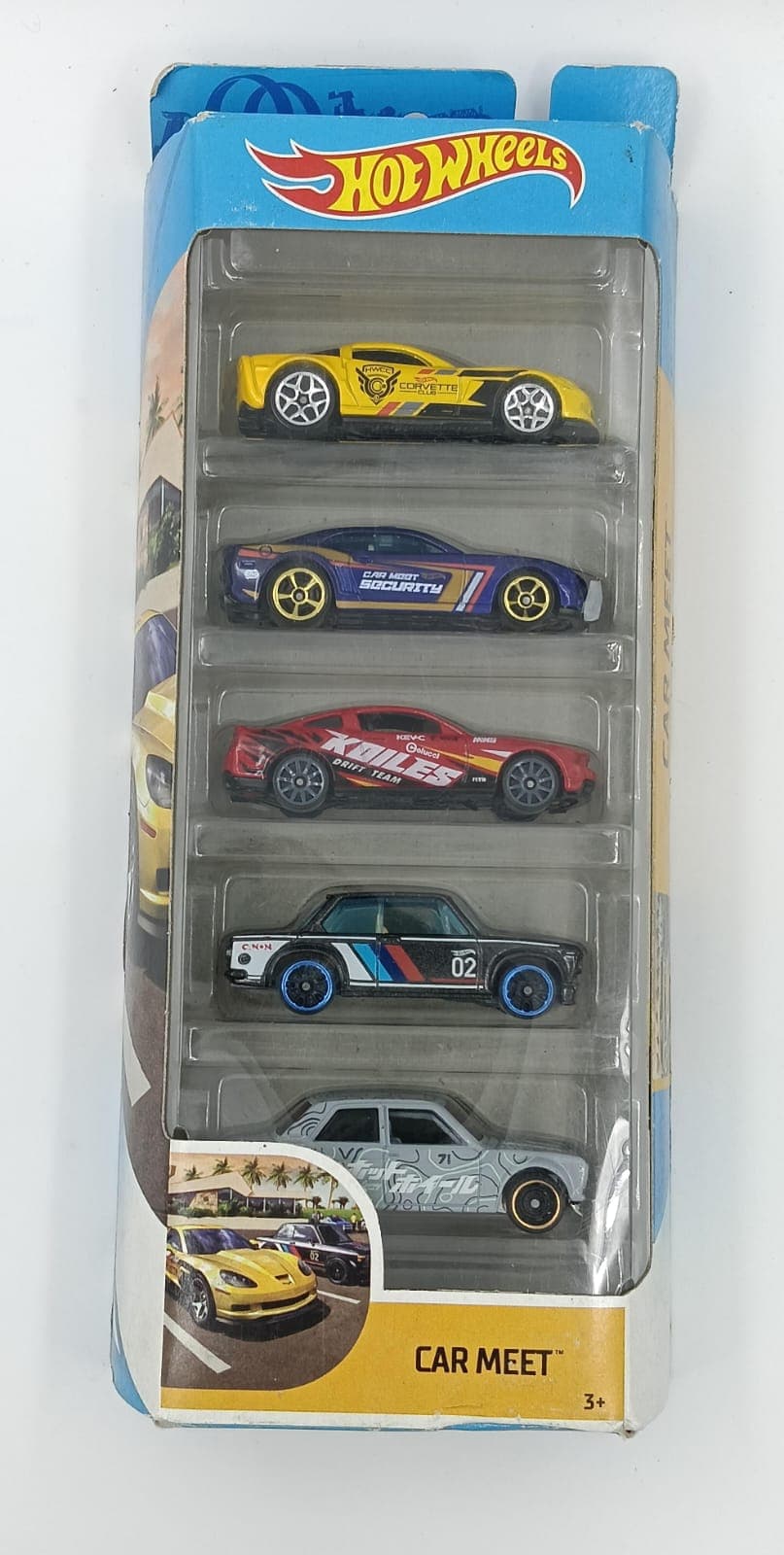 HOT WHEELS PACKS OF 5 CAR MEET - Image 1