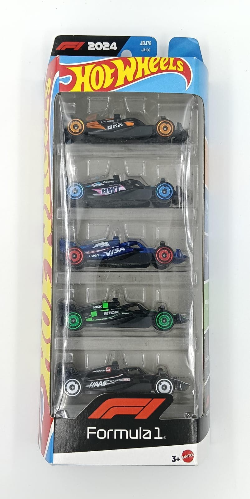 HOT WHEELS PACKS OF 5 FORMULA F1 IMPORTED - Image 1