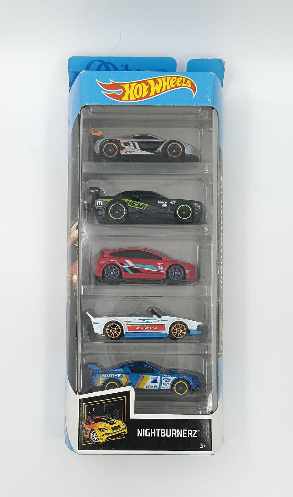 HOT WHEELS PACKS OF 5 NIGHTBURNERZ - Image 1