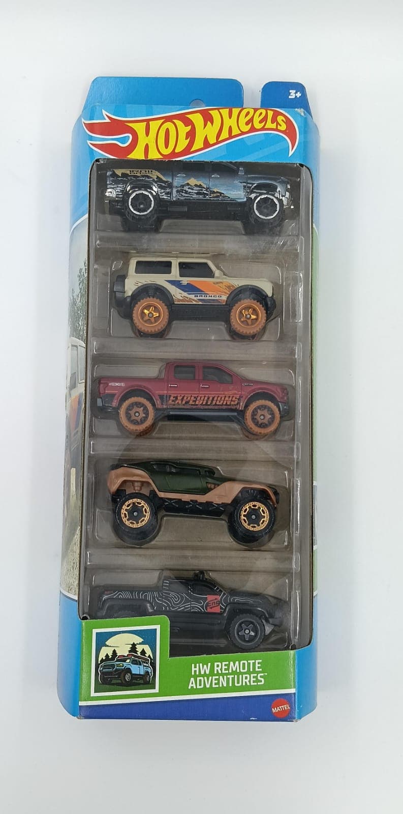 HOT WHEELS PACKS OF 5 HW REMOTE ADVENTURE - Image 1