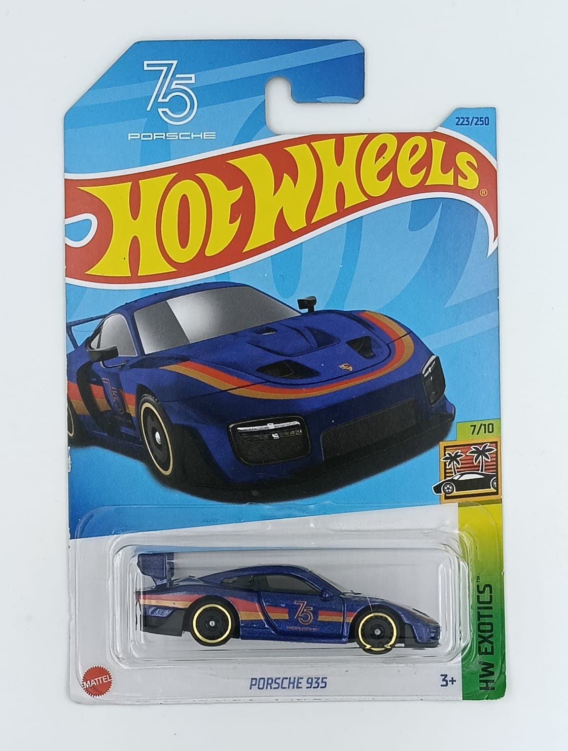 HOT WHEELS MAIN LINE IMPORTED CARD PORSCHE 935 - Image 1