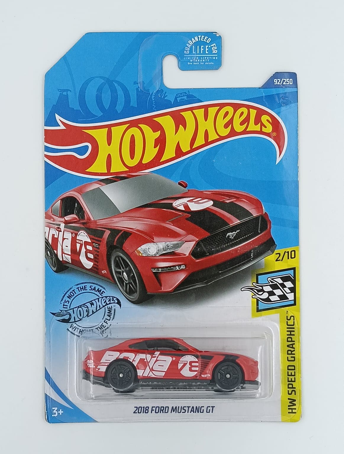 HOT WHEELS MAIN LINE IMPORTED CARD 2018 FORD MUSTANG GT - Image 1