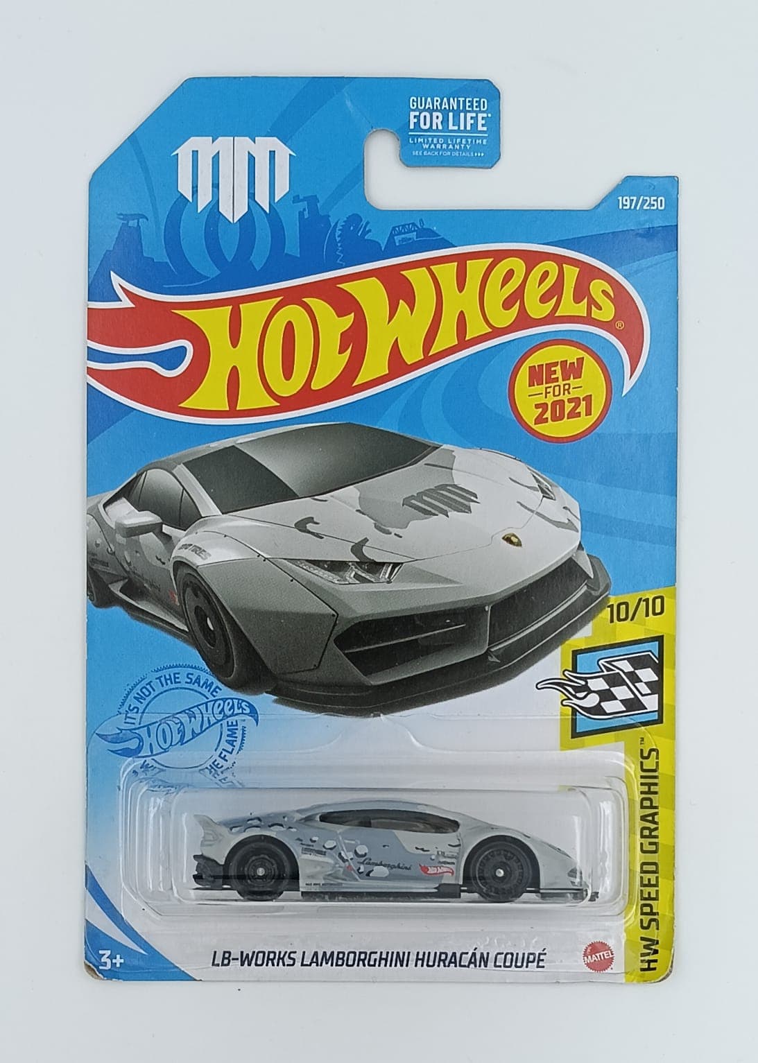 HOT WHEELS MAIN LINE IMPORTED CARD LB-WORKS LAMBORGHINI HURACAN COUPE - Image 1