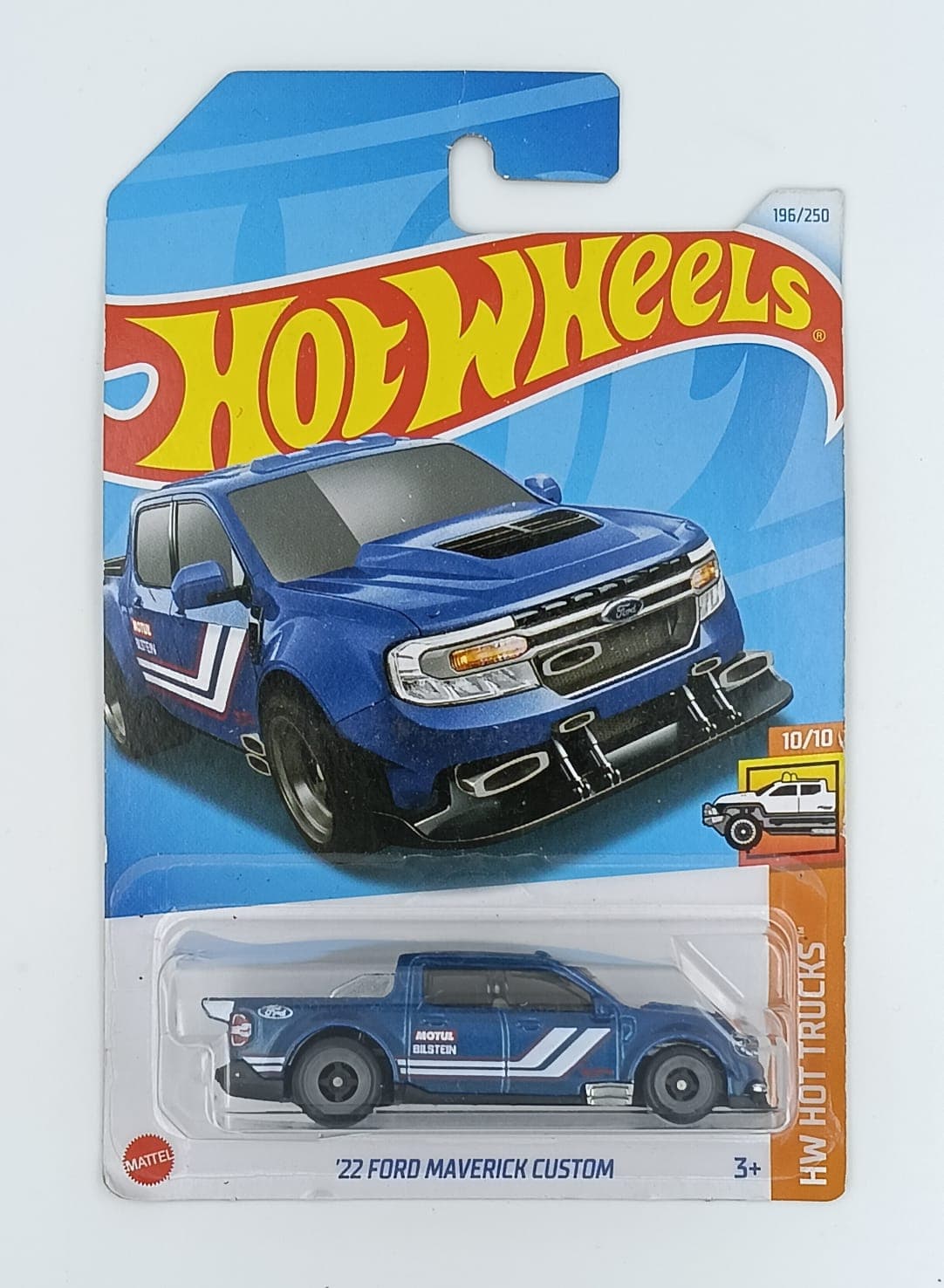 HOT WHEELS MAIN LINE IMPORTED CARD '22 FORD MAVERICK CUSTOM - Image 1