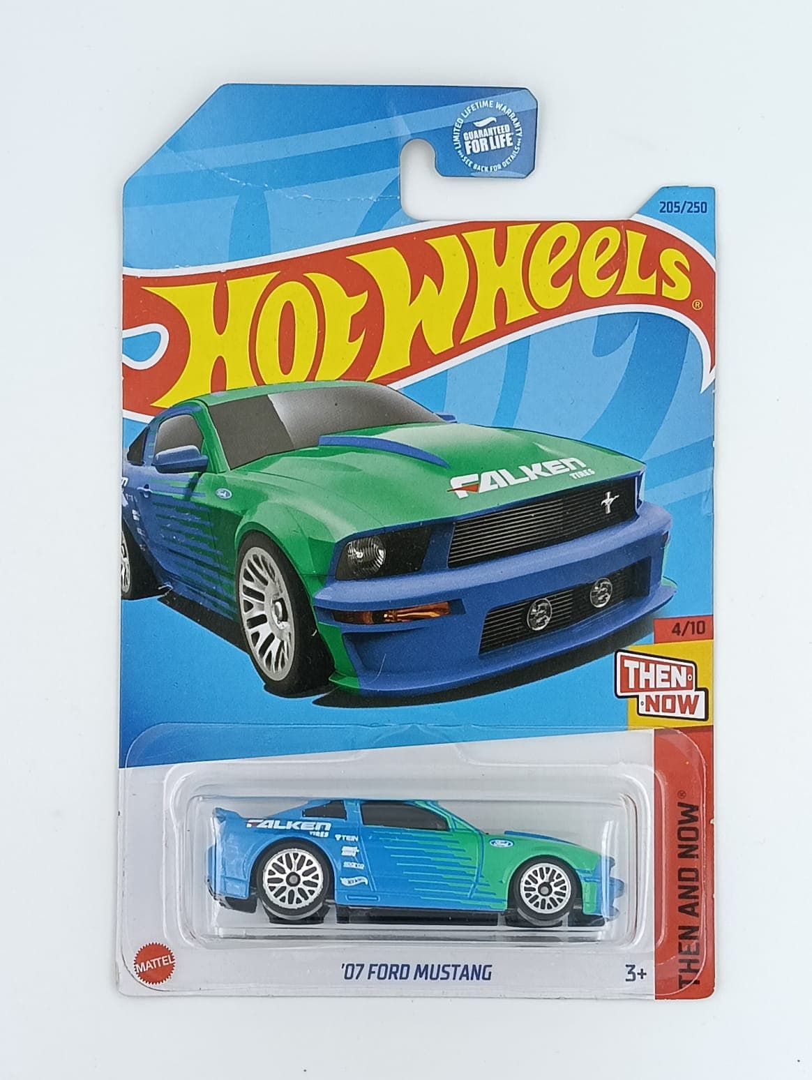 HOT WHEELS MAIN LINE IMPORTED CARD '07 FORD MUSTANG - Image 1