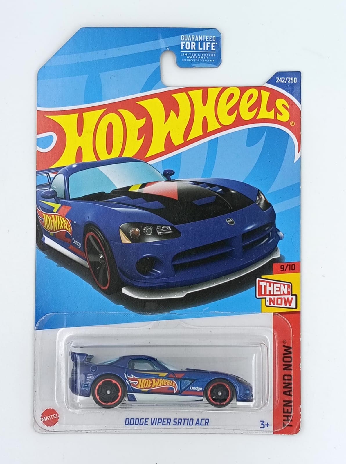 HOT WHEELS MAIN LINE IMPORTED CARD DODGE VIPER SRT10 ACR - Image 1