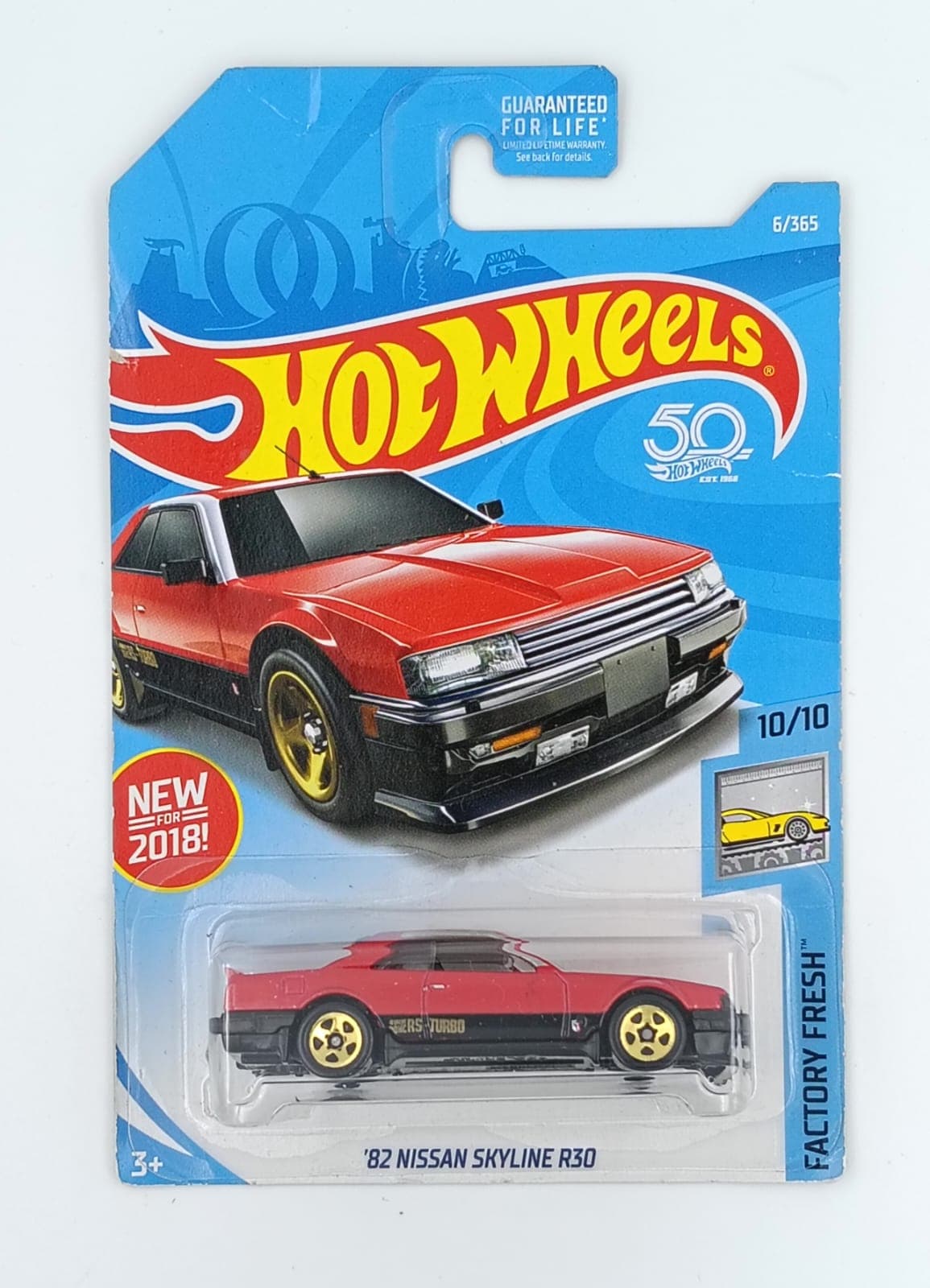 HOT WHEELS MAIN LINE IMPORTED CARD '82 NISSAN SKYLINE R30 - Image 1