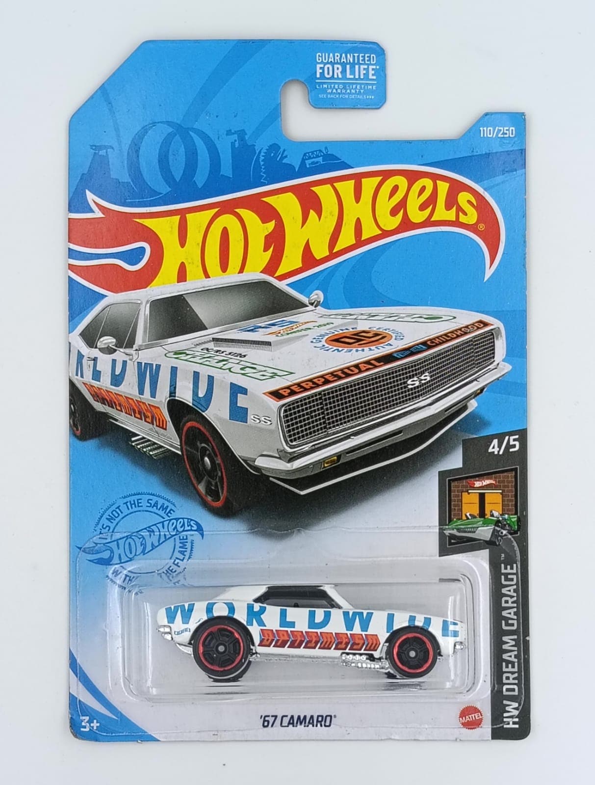 HOT WHEELS MAIN LINE IMPORTED CARD '67 CAMARO - Image 1