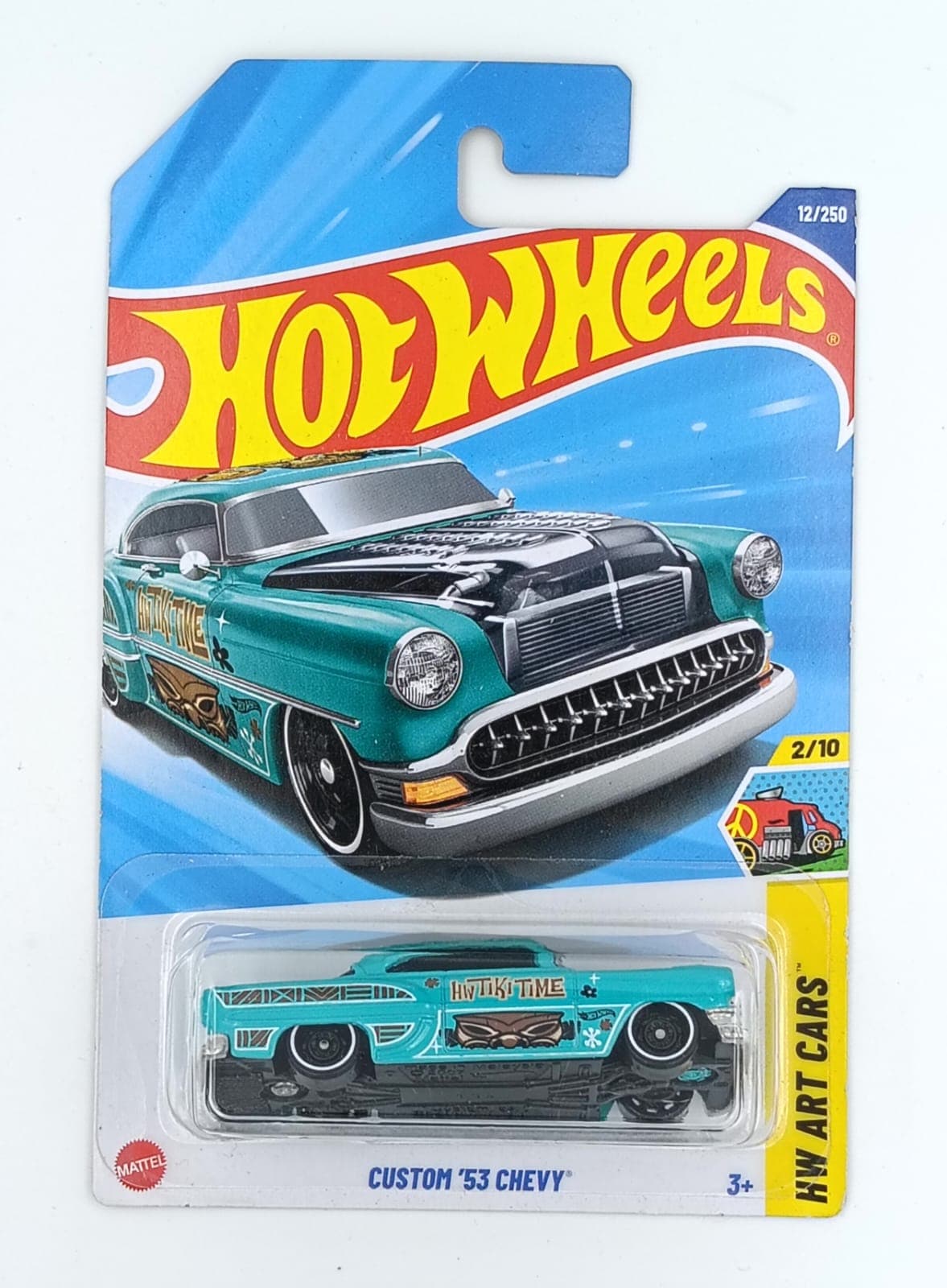 HOT WHEELS MAIN LINE IMPORTED CARD CUSTOM '53 CHEVY - Image 1