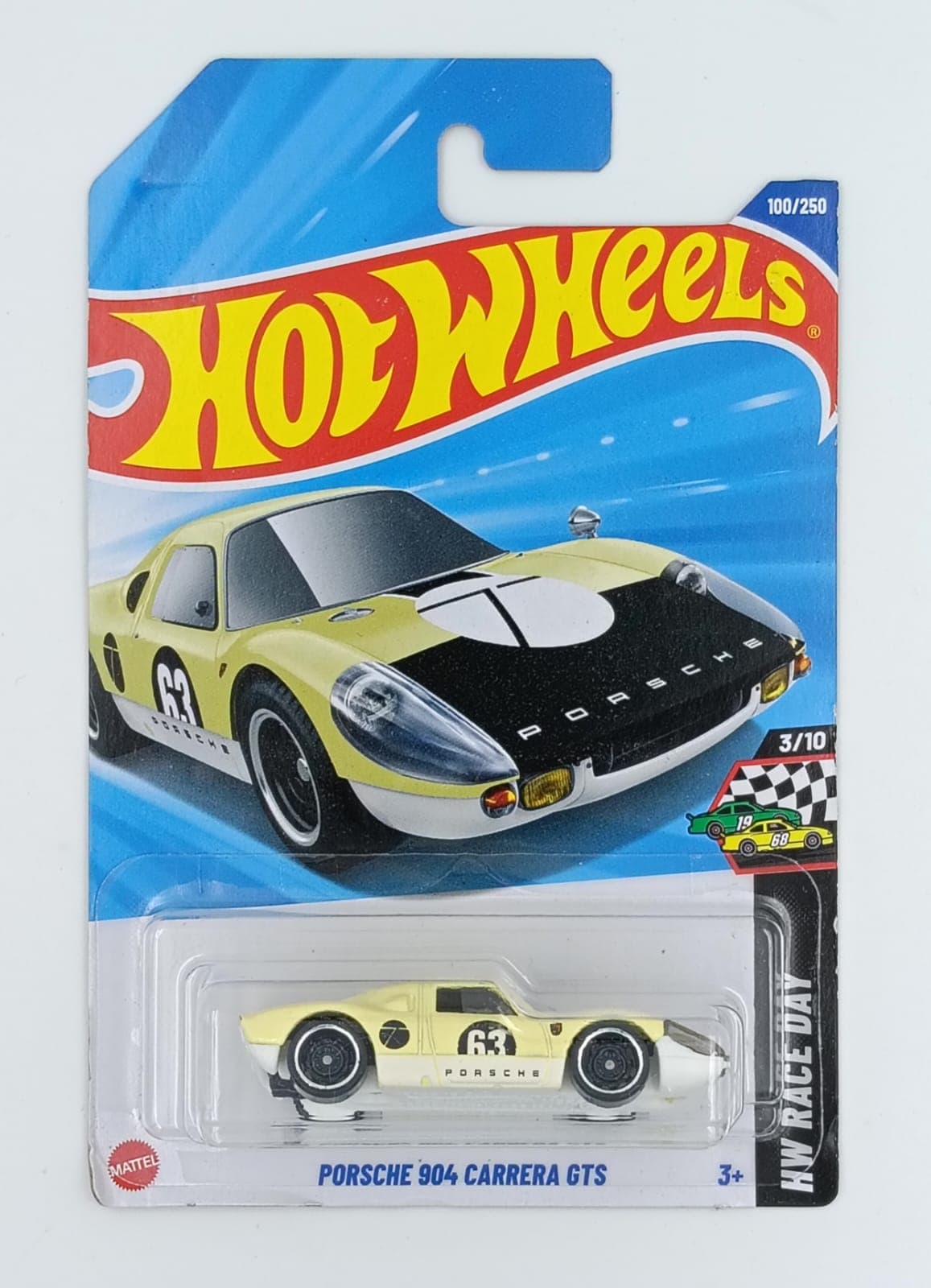 HOT WHEELS MAIN LINE IMPORTED CARD PORSCHE 904 CARRERA GTS - Image 1