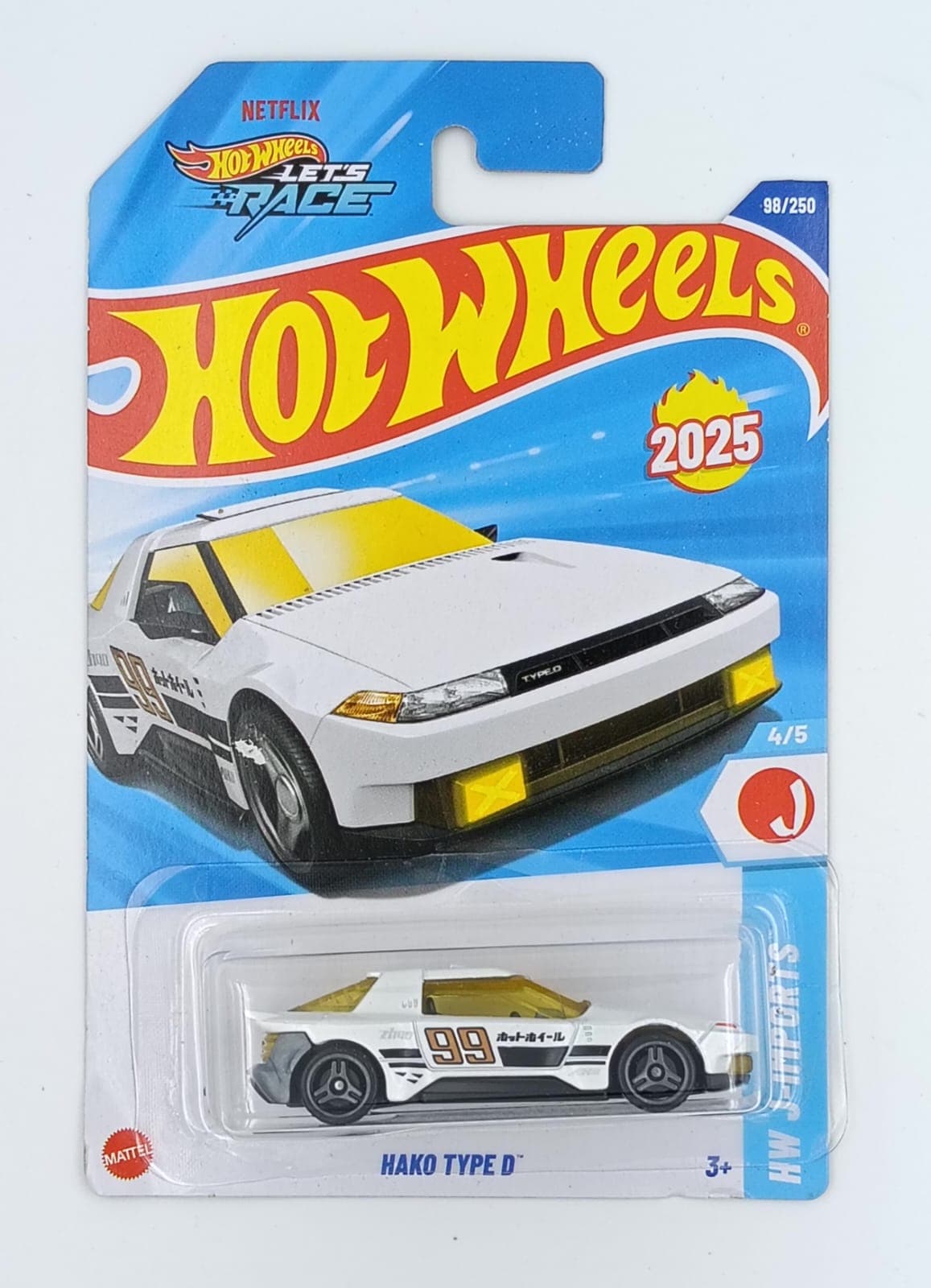HOT WHEELS MAIN LINE IMPORTED CARD HAKO TYPE D - Image 1