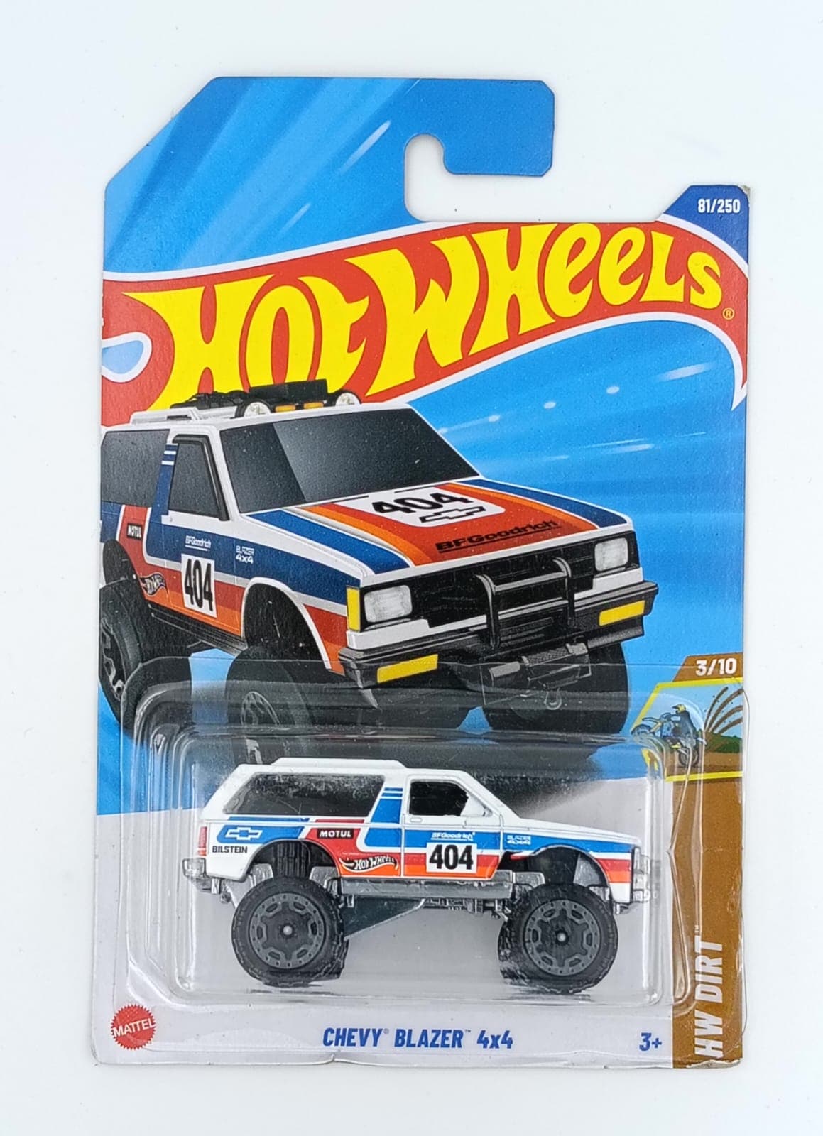 HOT WHEELS MAIN LINE IMPORTED CARD CHEVY BLAZER 4×4 - Image 1