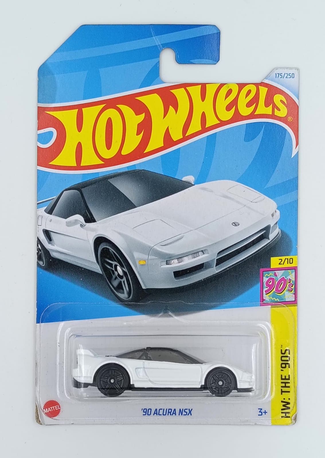 HOT WHEELS MAIN LINE IMPORTED CARD '90 ACURA NSX - Image 1