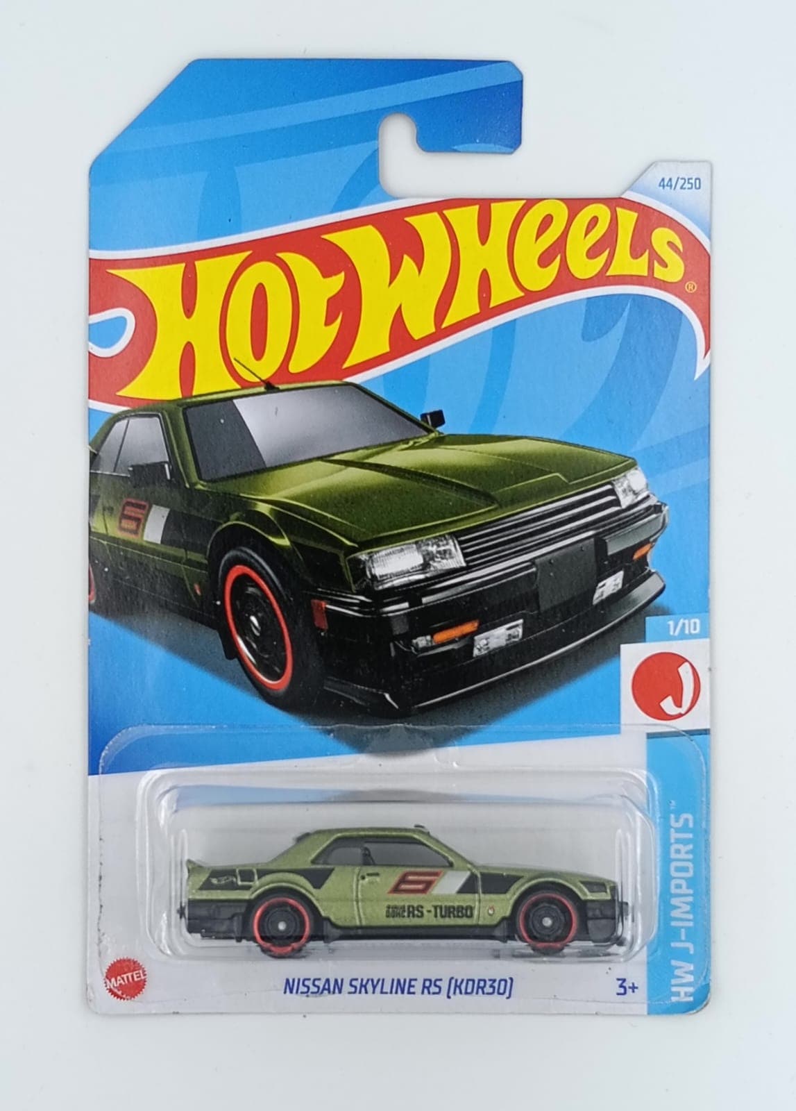 HOT WHEELS MAIN LINE IMPORTED CARD NISSAN SKYLINE RS (KDR30) - Image 1