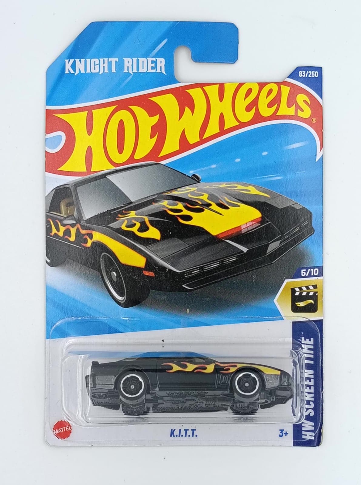 HOT WHEELS MAIN LINE IMPORTED CARD K.I.T.T. - Image 1