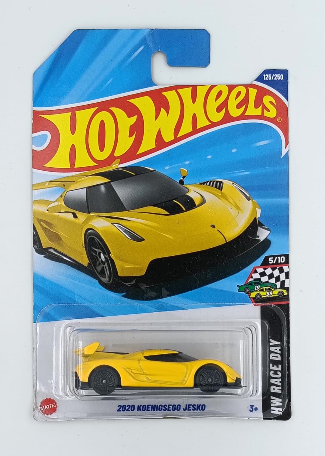 HOT WHEELS MAIN LINE IMPORTED CARD 2020 KOENIGSEGG JESKO - Image 1