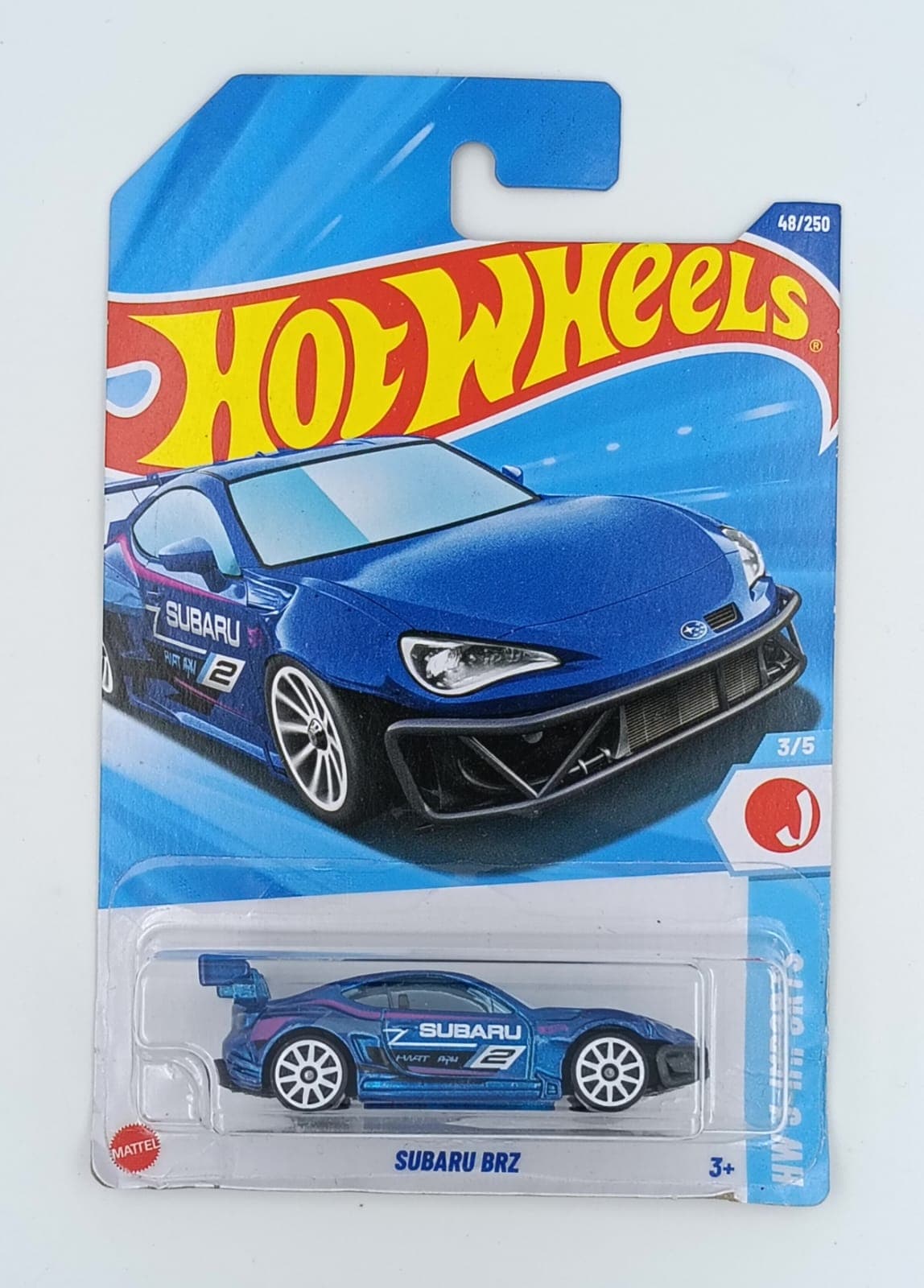 HOT WHEELS MAIN LINE IMPORTED CARD SUBARU BRZ - Image 1