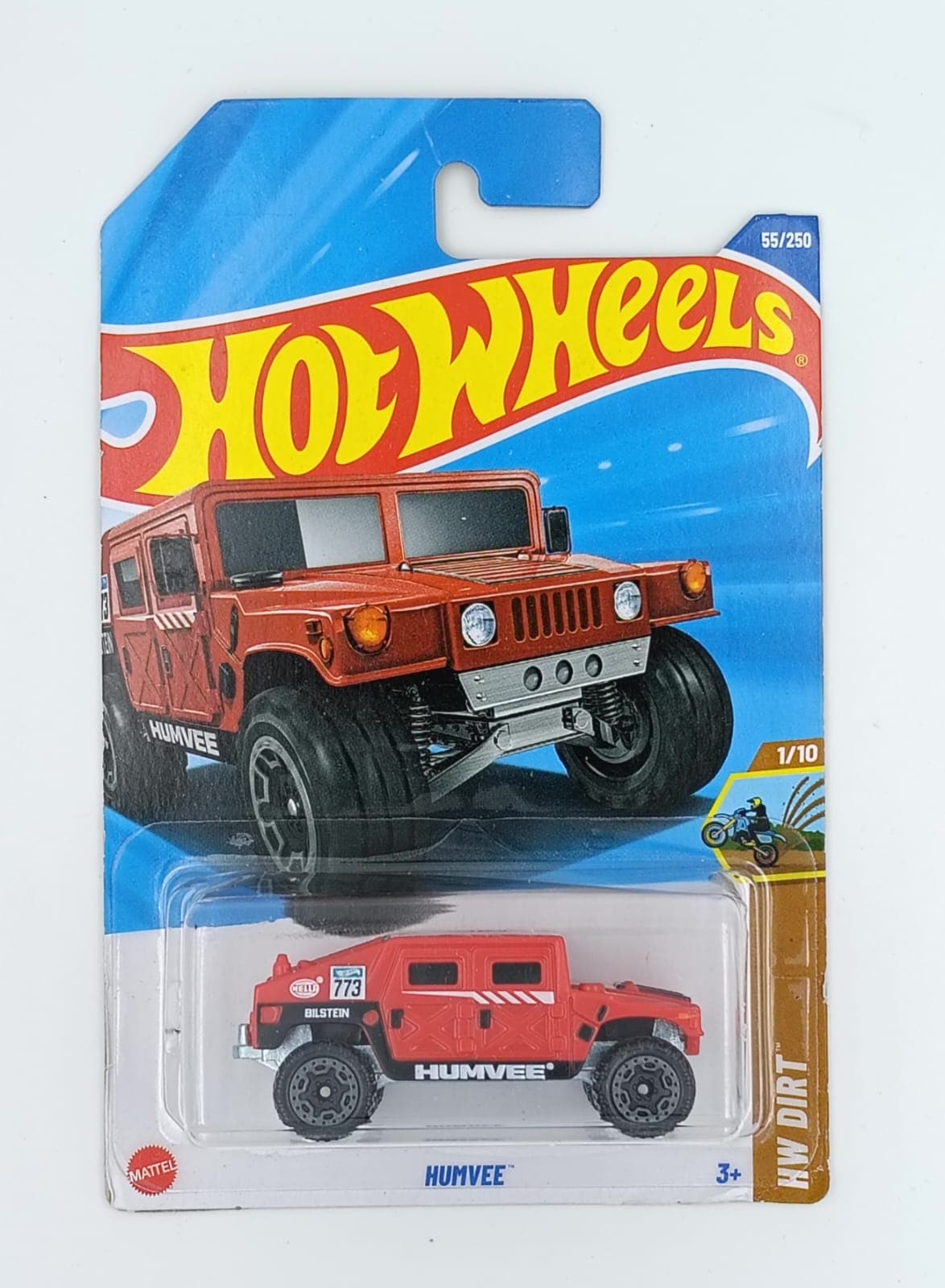 HOT WHEELS MAIN LINE IMPORTED CARD HUMVEE - Image 1