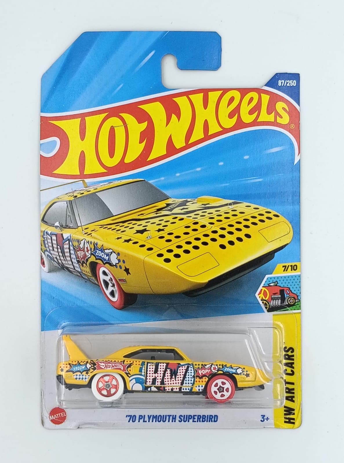 HOT WHEELS MAIN LINE IMPORTED CARD '70 PLYMOUTH SUPERBIRD - Image 1