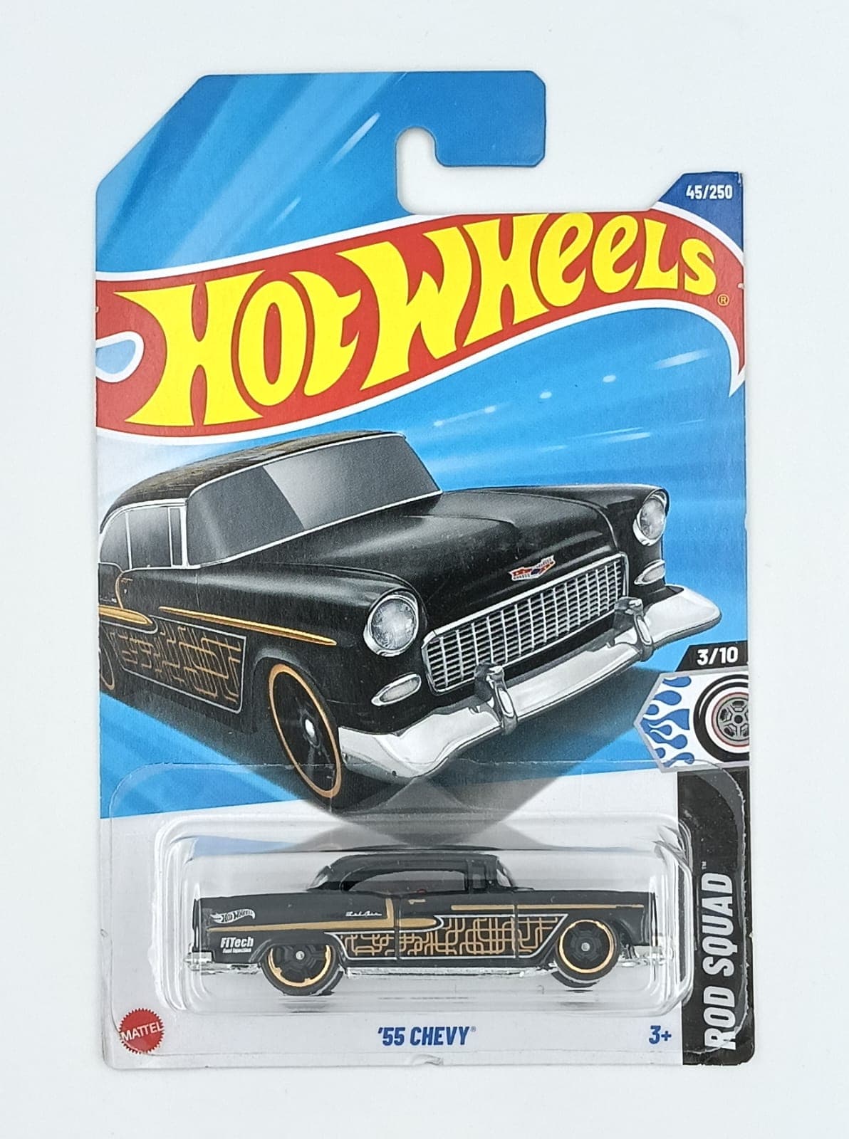 HOT WHEELS MAIN LINE IMPORTED CARD '55 CHEVY - Image 1