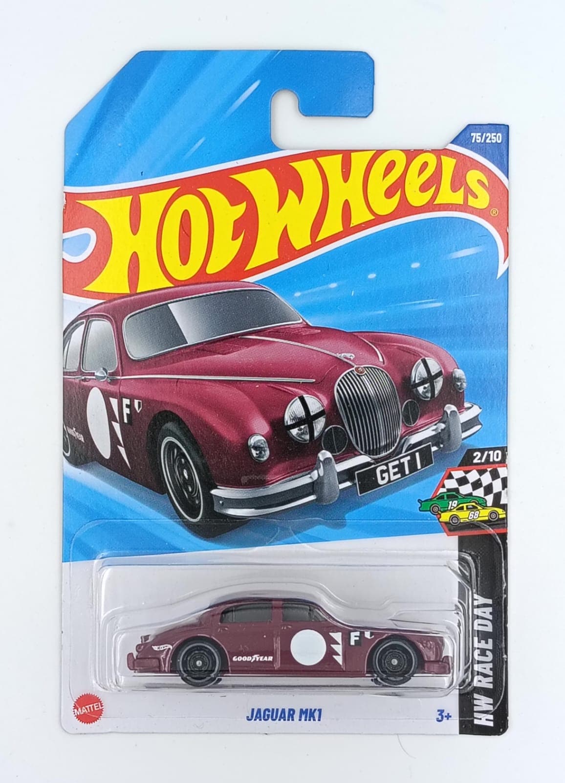 HOT WHEELS MAIN LINE IMPORTED CARD JAGUAR MK1 - Image 1
