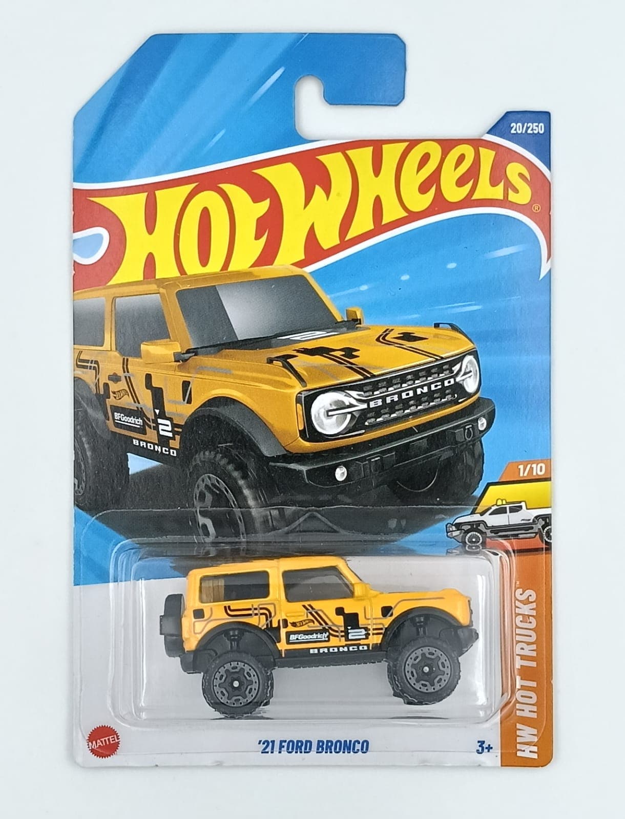 HOT WHEELS MAIN LINE IMPORTED CARD '21 FORD BRONCO - Image 1
