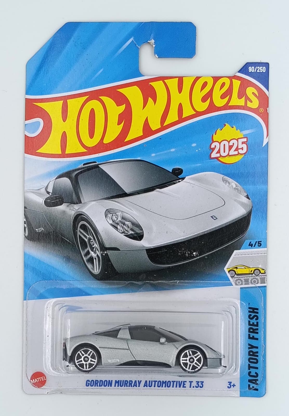 HOT WHEELS MAIN LINE IMPORTED CARD GORDON MURRAY AUTOMOTIVE T.33 - Image 1