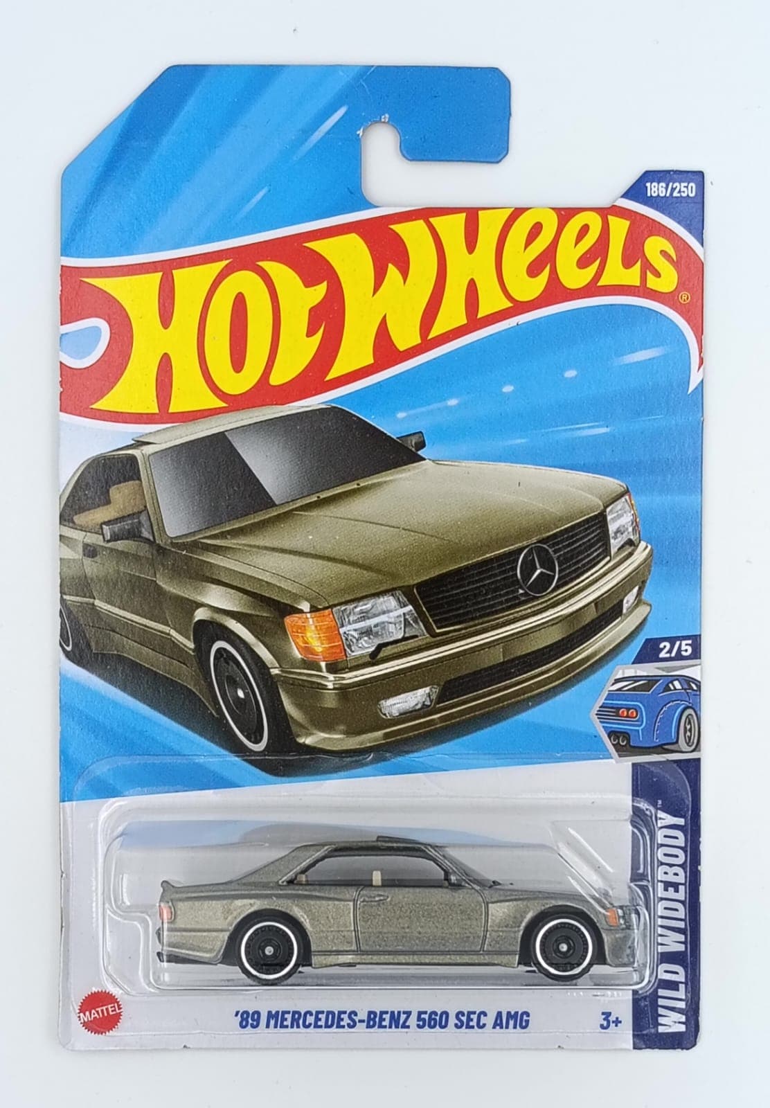 HOT WHEELS MAIN LINE '89 MERCEDES-BENZ 560 SEC AMG - Image 1