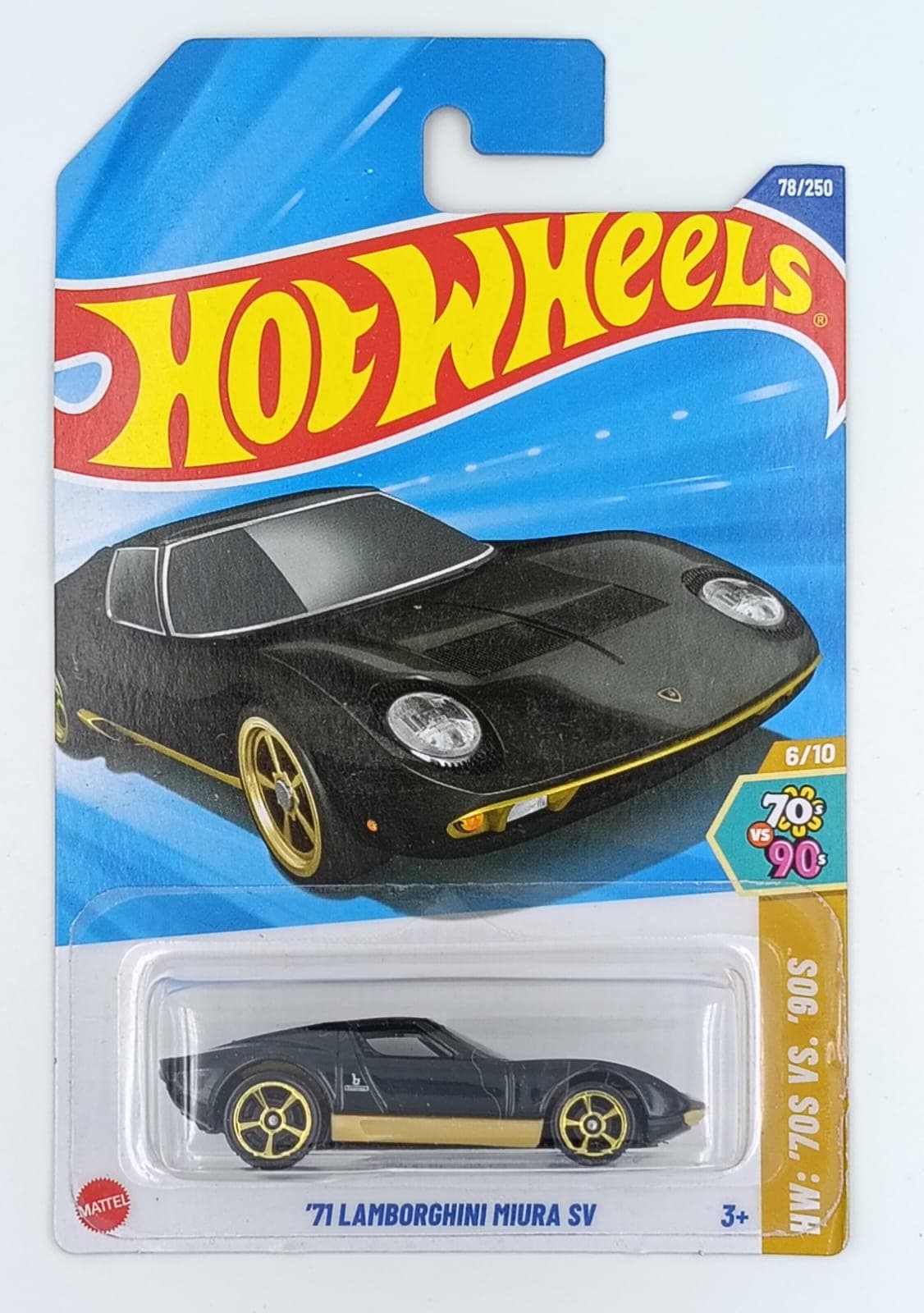 HOT WHEELS MAIN LINE '71 LAMBORGHINI MIURA SV - Image 1
