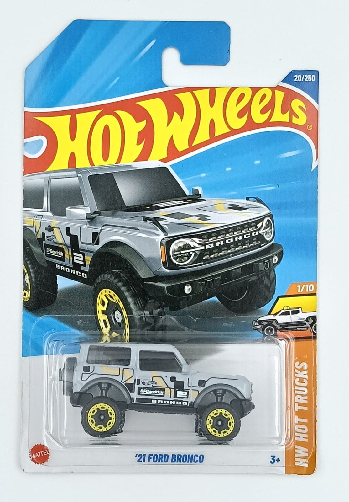 HOT WHEELS MAIN LINE '21 FORD BRONCO - Image 1