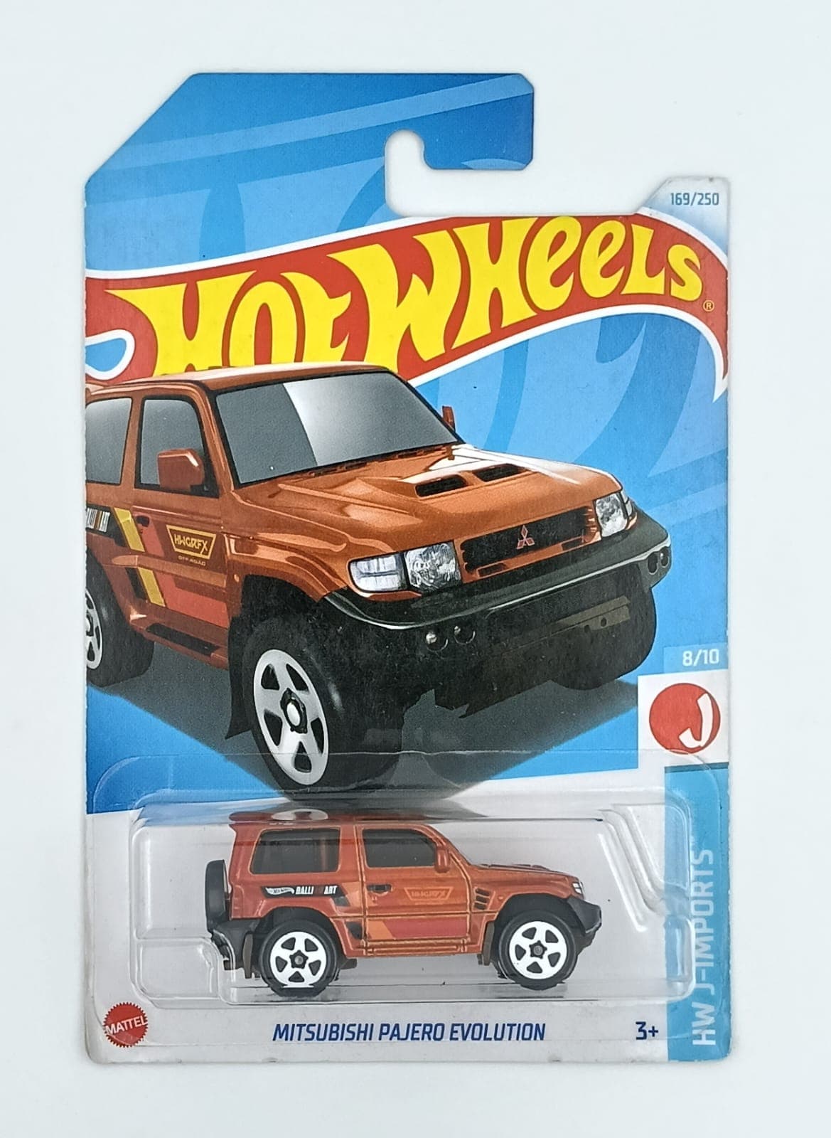 HOT WHEELS MAIN LINE MITSUBISHI PAJERO EVOLUTION - Image 1