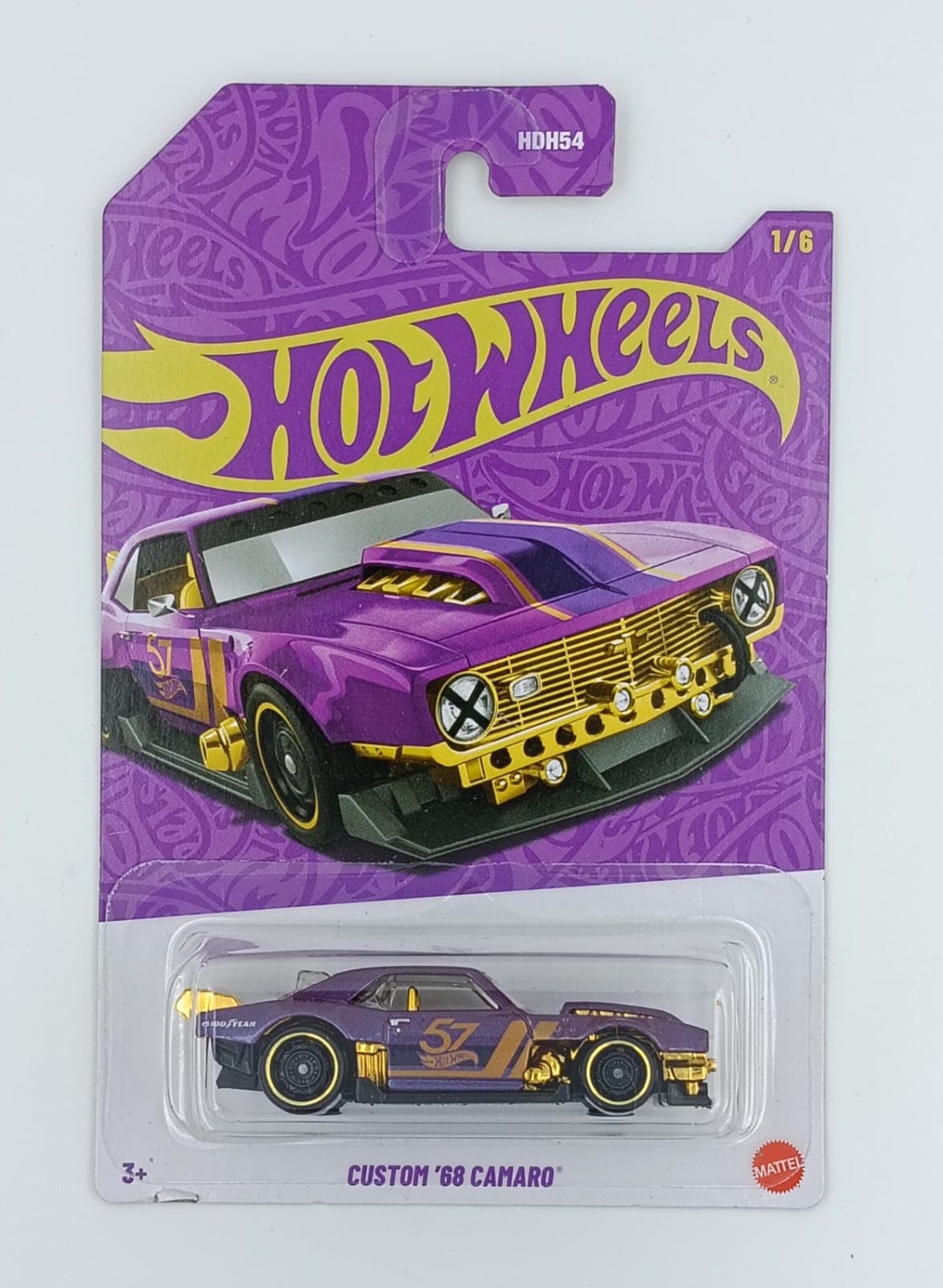 HOT WHEELS MAIN LINE CUSTOM '68 CAMARO - Image 1