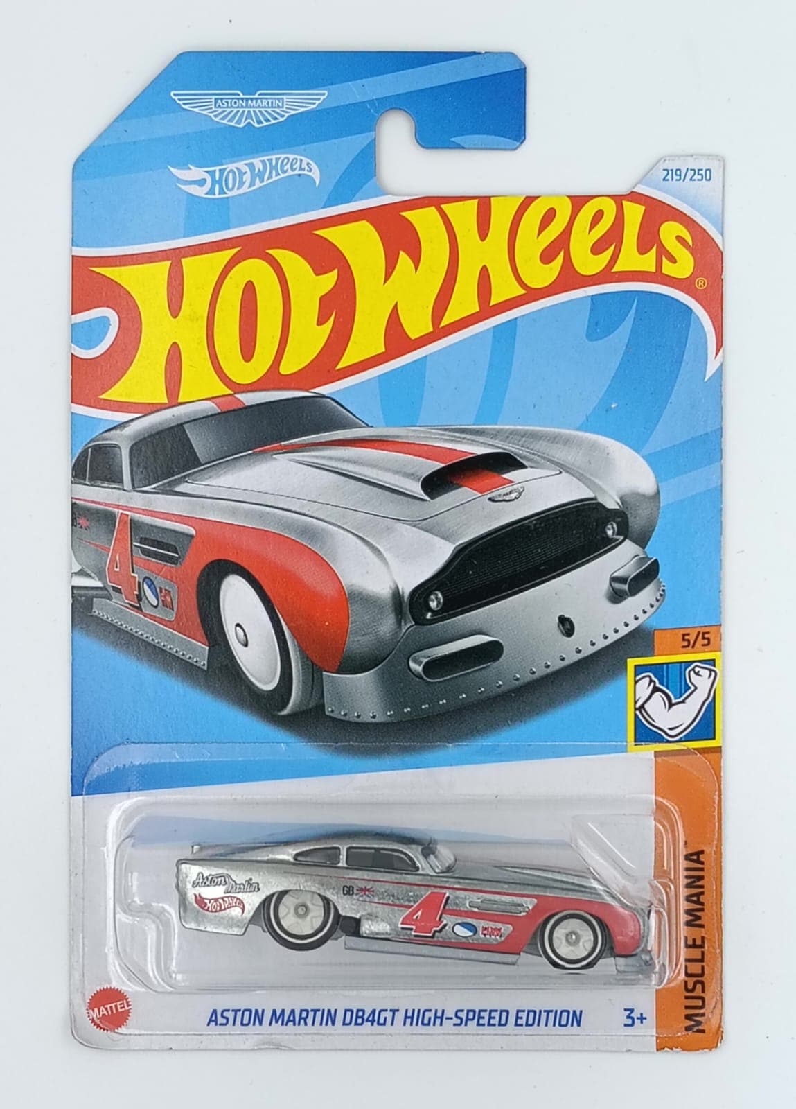 HOT WHEELS MAIN LINE ASTON MARTIN DB4GT HIGH-SPEED EDITION - Image 1