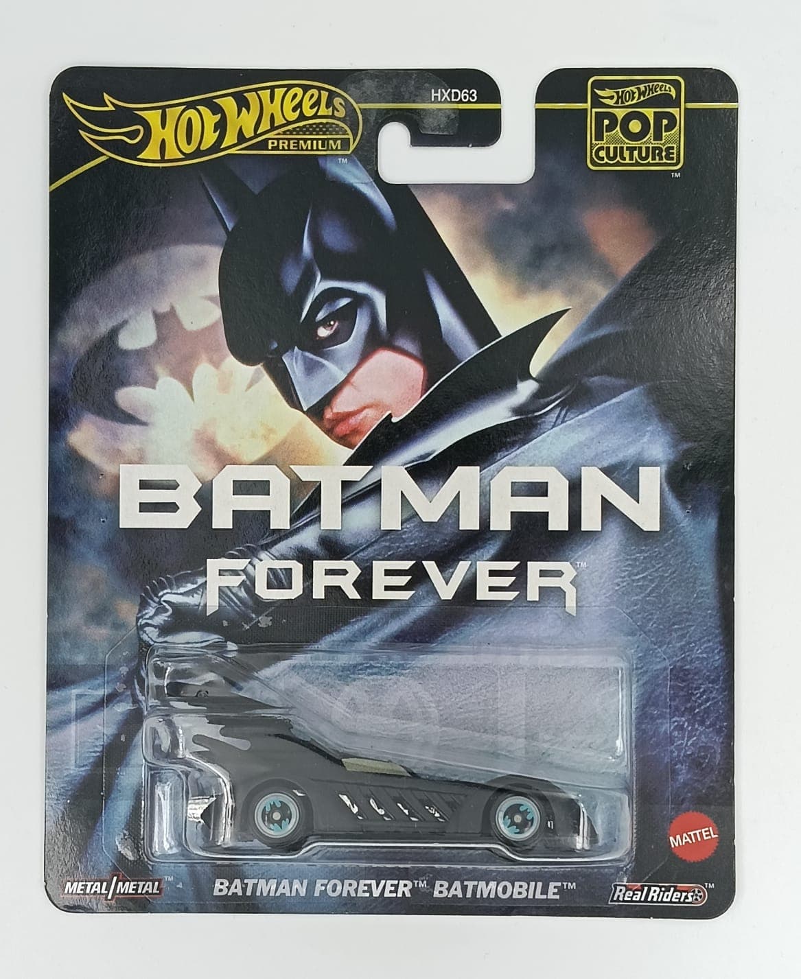 HOT WHEELS PREMIUM 1:64 BATMAN FOREVER BAT MOBILE BATMAN - Image 1
