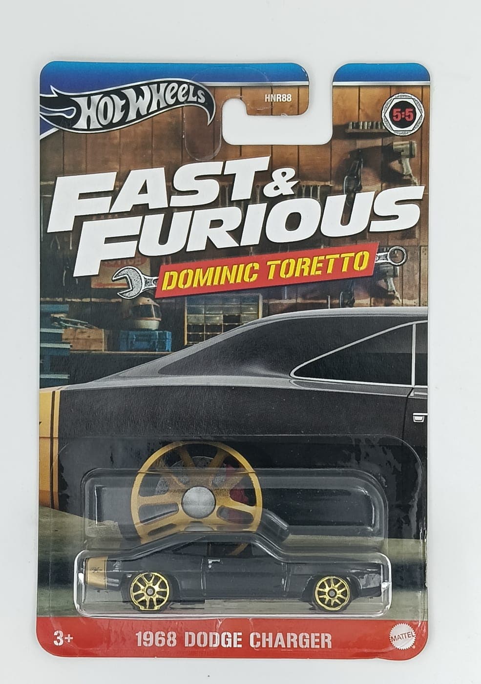 HOT WHEELS PREMIUM 1:64 1968 DODGE CHARGER FAST & FURIOUS - Image 1