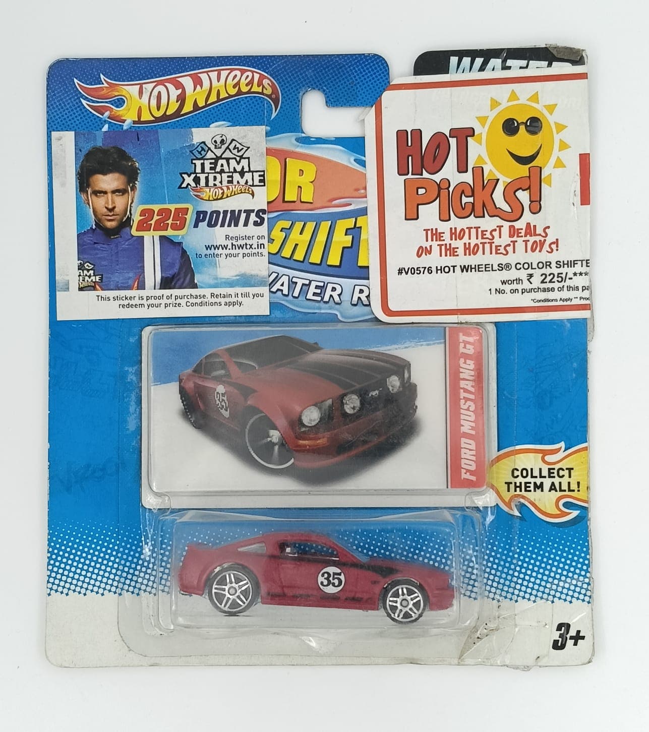 HOT WHEELS PREMIUM 1:64 FORD MUSTANG GT COLOUR SHIFTERS - Image 1