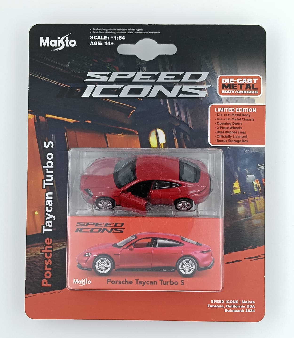 Maisto SPEED ICONS Porsche Taycan Turbo S LIMITED EDITION - Image 1