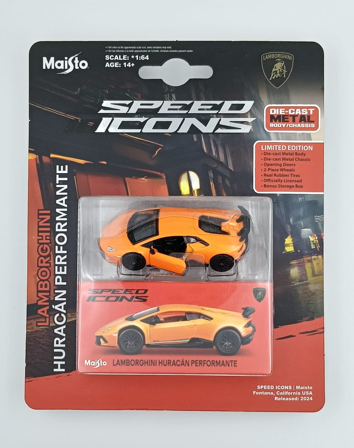 Maisto SPEED ICONS LAMBORGHINI HURACAN PERFORMANTE LIMITED EDITION - Image 1