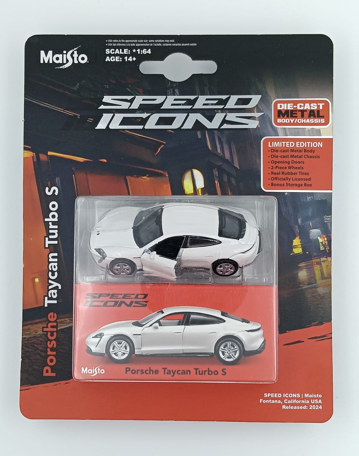 Maisto SPEED ICONS Porsche Taycan Turbo S LIMITED EDITION - Image 1