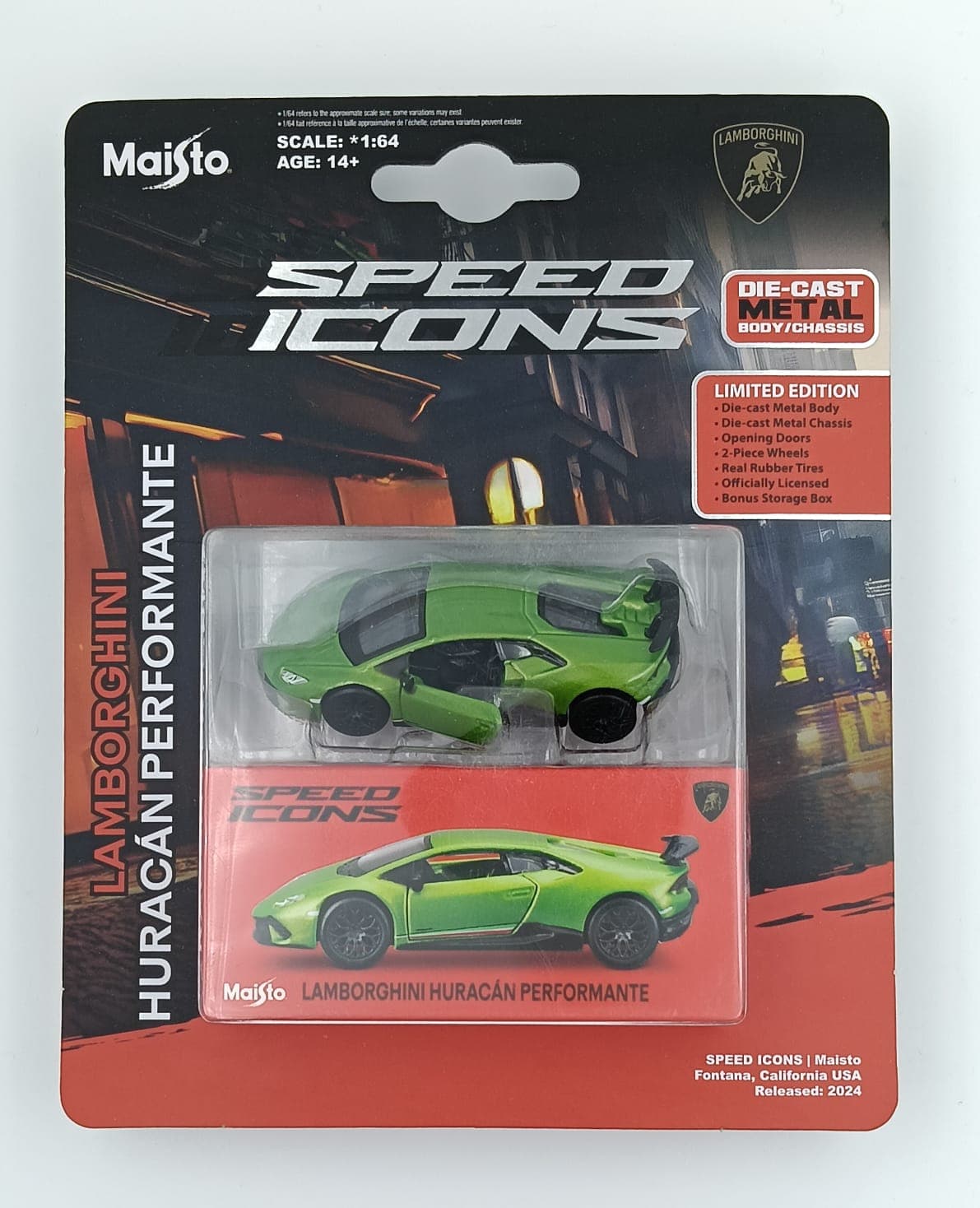 Maisto SPEED ICONS LAMBORGHINI HURACAN PERFORMANTE LIMITED EDITION - Image 1