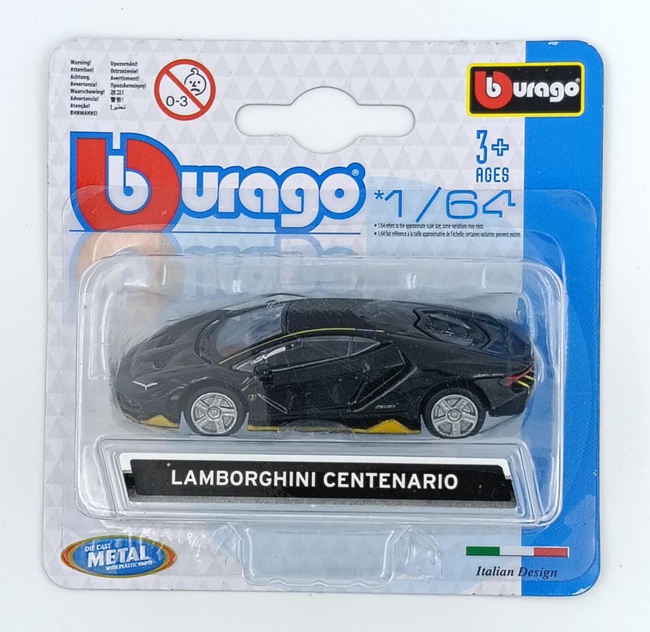Burago 1:64 BLISTER LAMBORGHINI CENTENARIO - Image 1