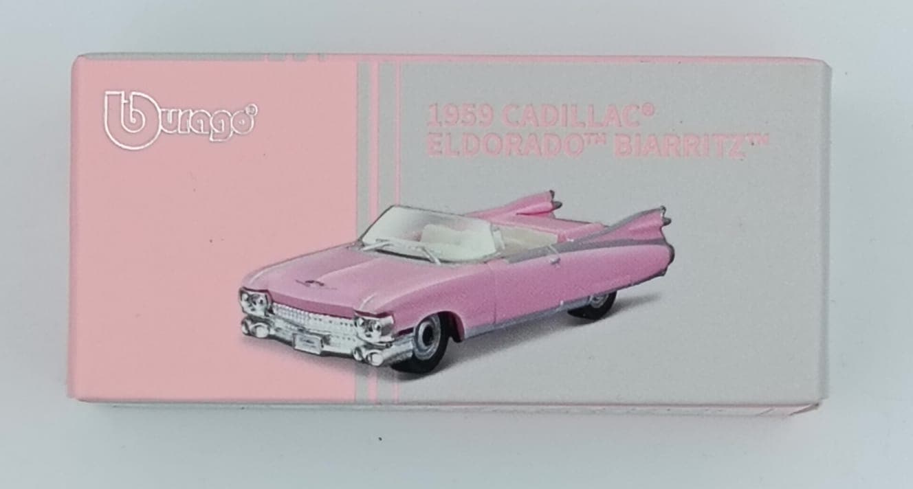 BURAGO 1:64 BOX 1959 CADILLAC ELDORADO BIARRITZ - Image 1