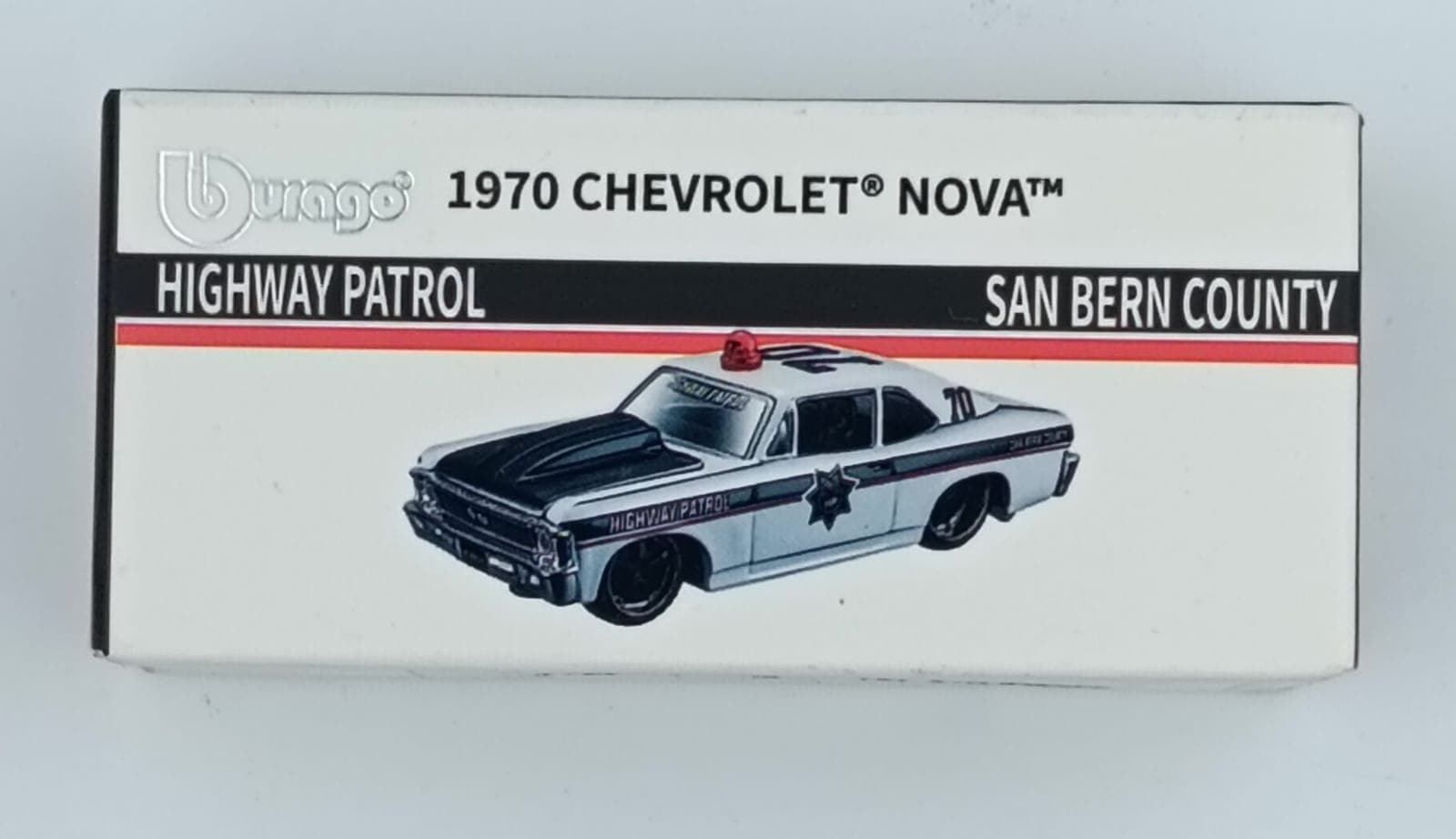 Burago 1:64 BOX 1970 CHEVROLET NOVA - Image 1