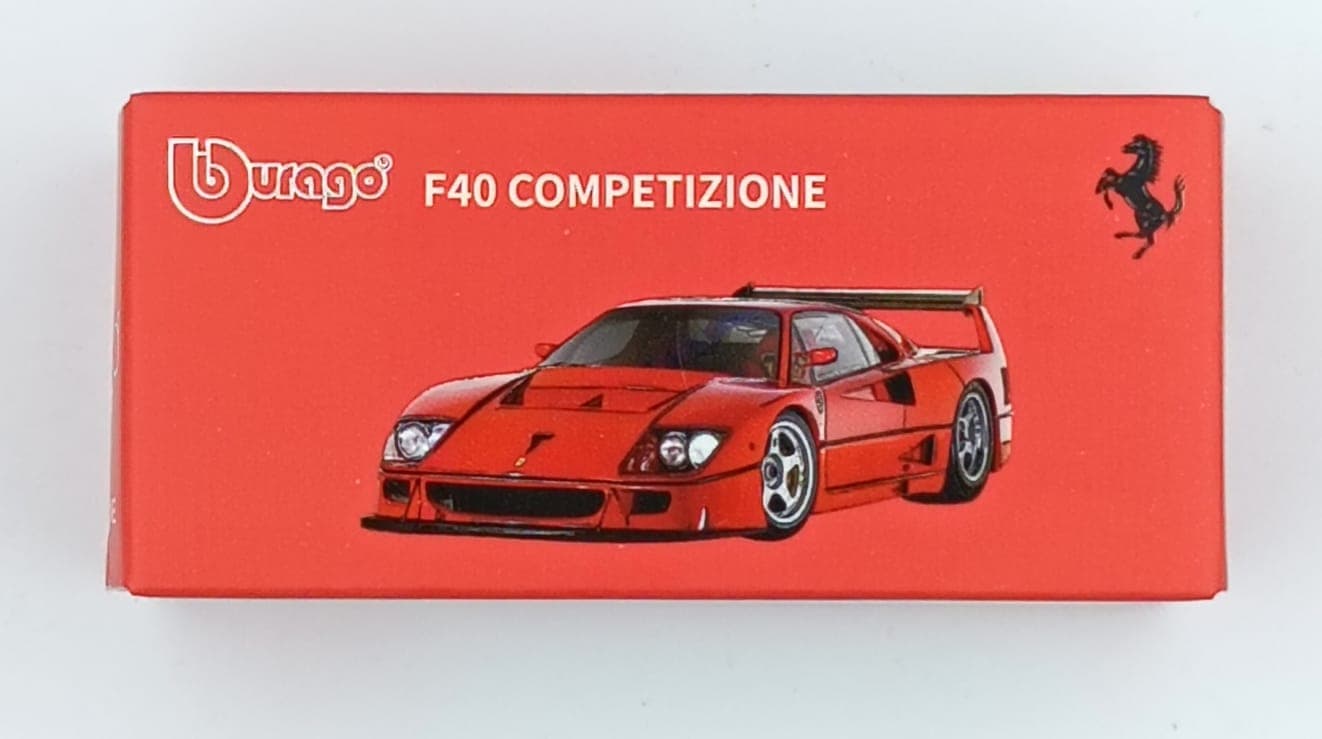 Burago 1:64 BOX F40 COMPETIZIONE - Image 1