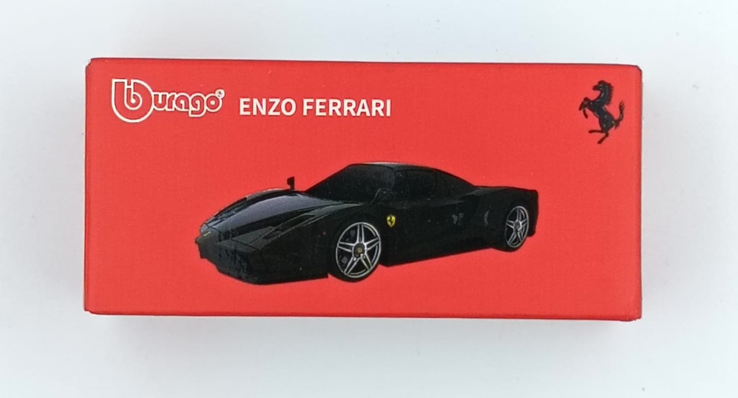 Burago 1:64 BOX ENZO FERRARI - Image 1