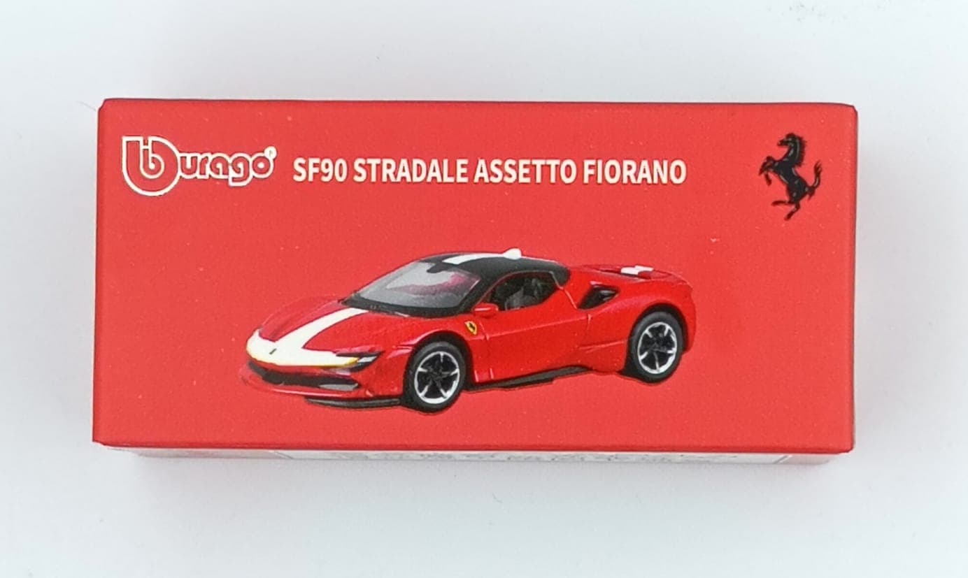 Burago 1:64 BOX SF90 STRADALE ASSETTO FIORANO - Image 1